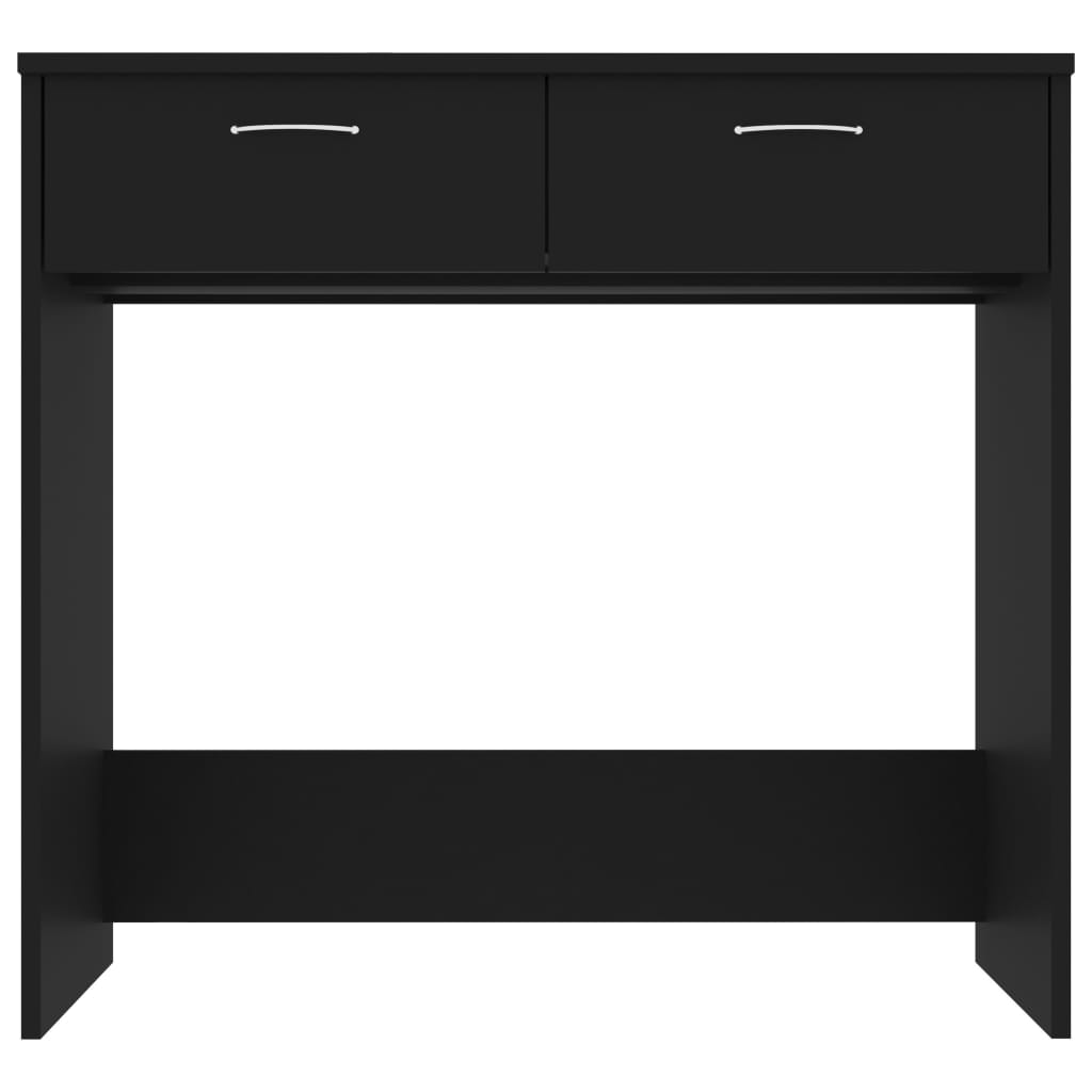 Bureau noir 80x40x75 cm en bois