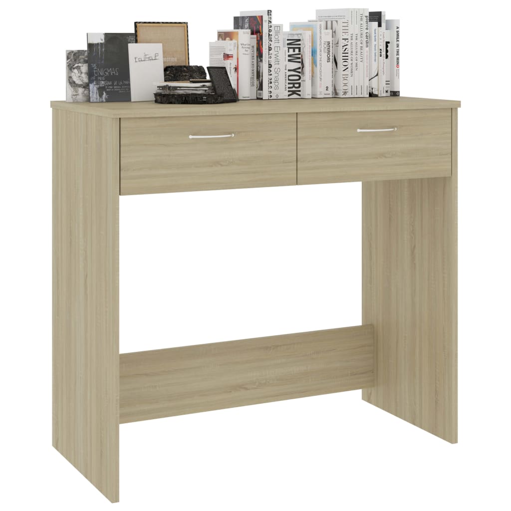 Bureau chêne Sonoma 80x40x75 cm matière bois