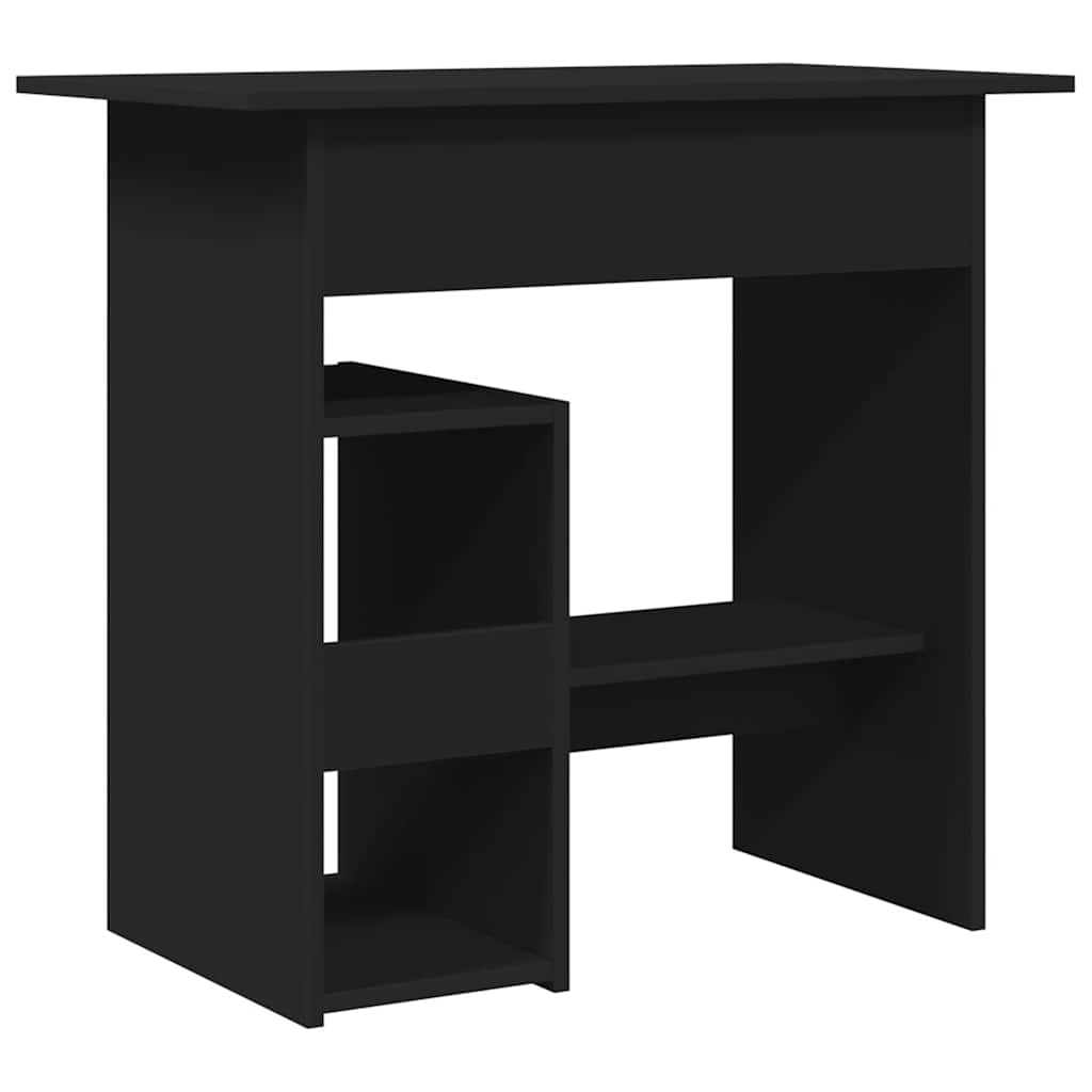 Bureau noir 80x45x74 cm en bois