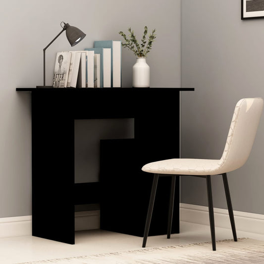 Bureau noir 80x45x74 cm en bois