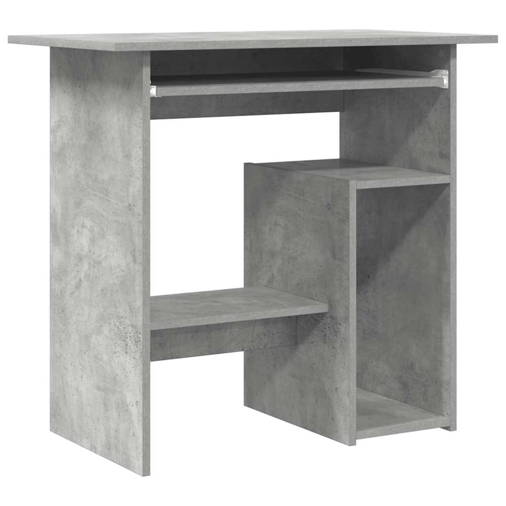 Schreibtisch Betongrau 80x45x74 cm Holzwerkstoff