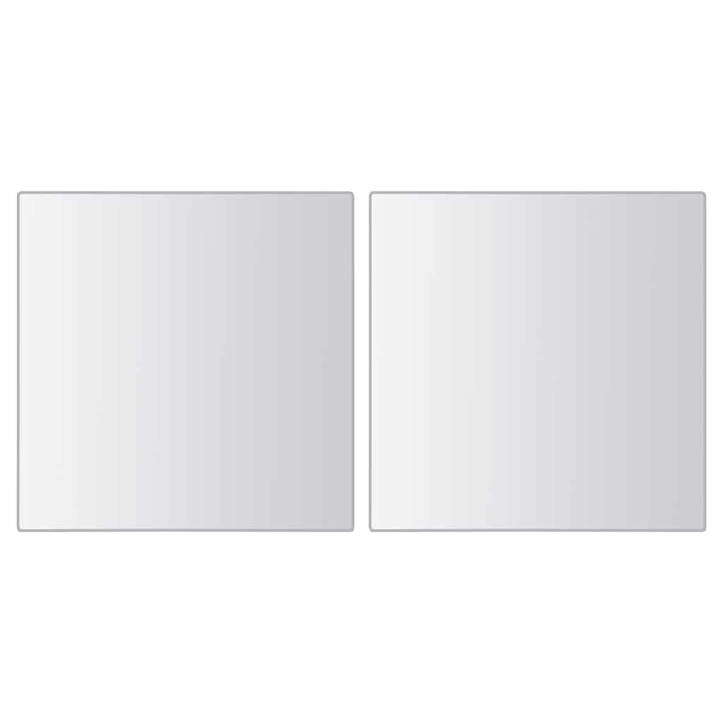 48-tlg. Spiegelfliesen-Set Quadratisch Glas