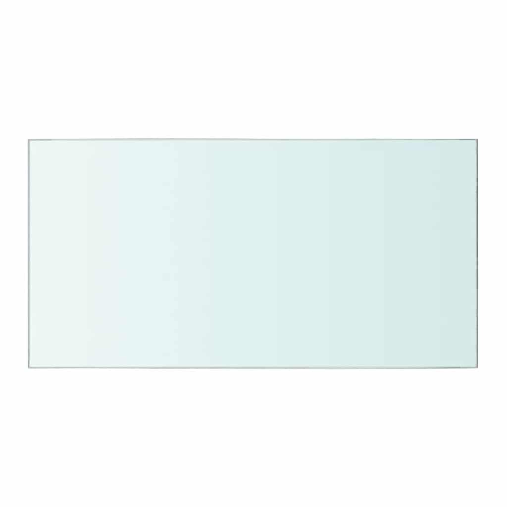Regalböden 2 Stk. Glas Transparent 40x20 cm