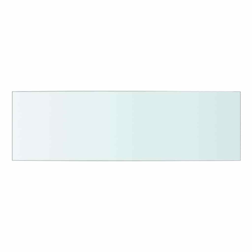 Regalböden 2 Stk. Glas Transparent 50x15 cm