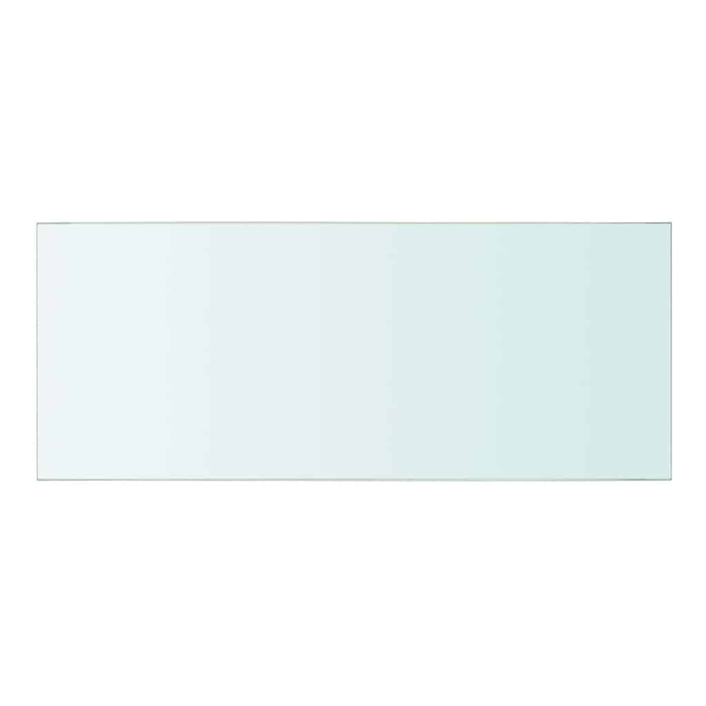 Regalböden 2 Stk. Glas Transparent 50x20 cm