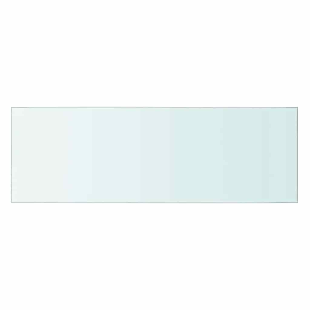 Regalböden 2 Stk. Glas Transparent 60x20 cm