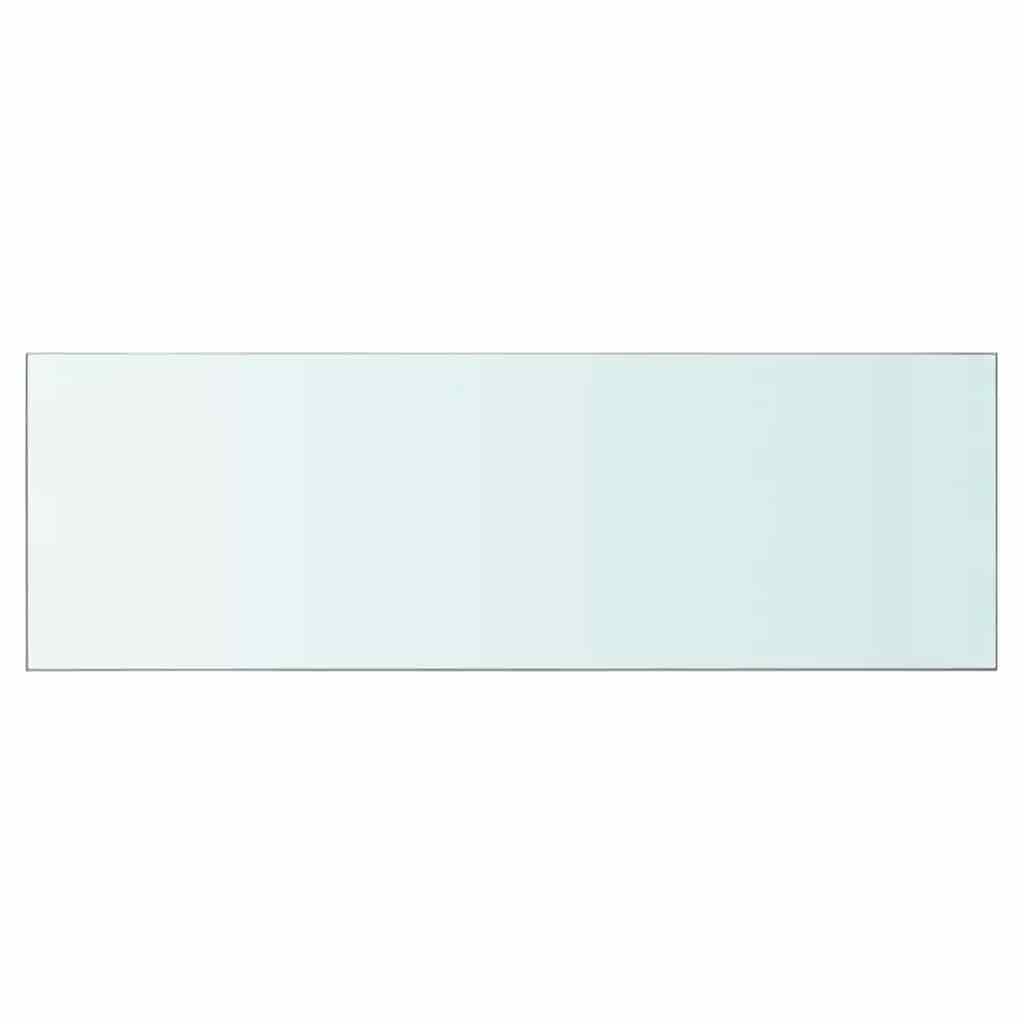 Regalböden 2 Stk. Glas Transparent 90x30 cm