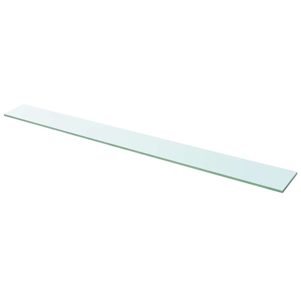 Regalböden 2 Stk. Glas Transparent 110x12 cm