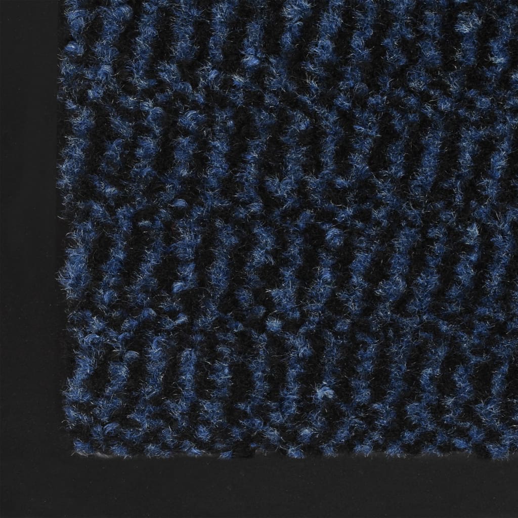 Schmutzfangmatten 2 Stk. Rechteckig Getuftet 80x120cm Blau