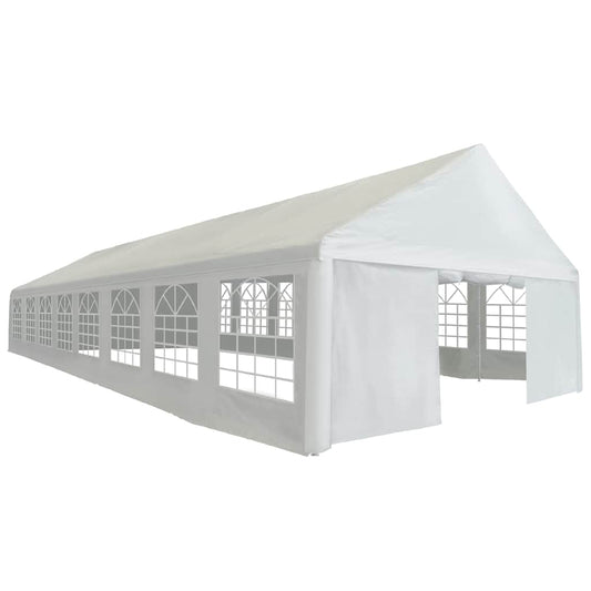 Tente de réception PE 6x16 m blanche