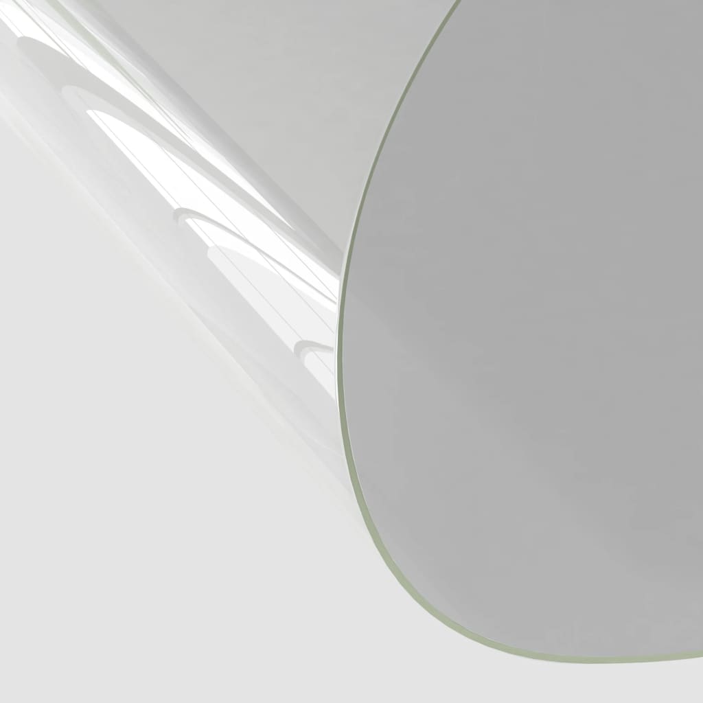Tischfolie Transparent Ø 80 cm 2 mm PVC