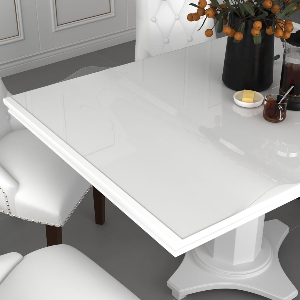 Tischfolie Transparent 80x80 cm 1,6 mm PVC