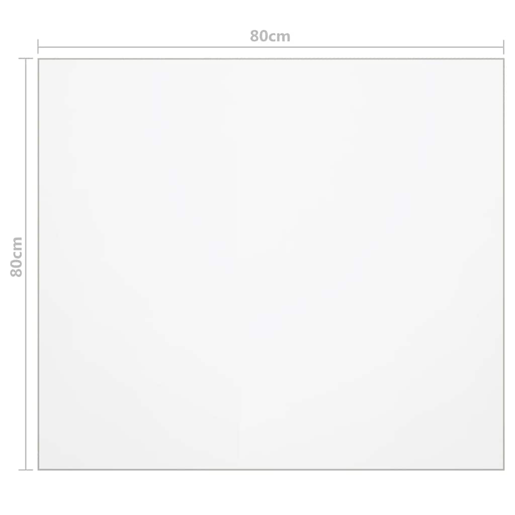 Tischfolie Matt 80x80 cm 1,6 mm PVC