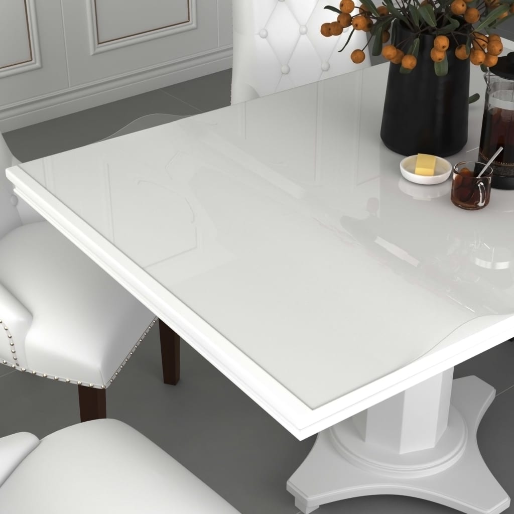 Tischfolie Transparent 90x90 cm 1,6 mm PVC