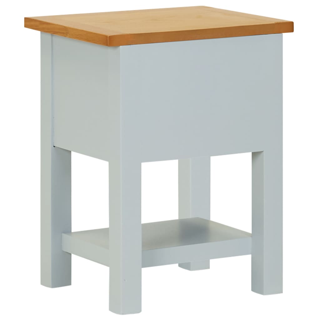 Nachttisch 36x30x47 cm Massivholz Eiche
