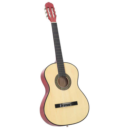Klassische Gitarre für Anfänger 4/4 39" Lindenholz