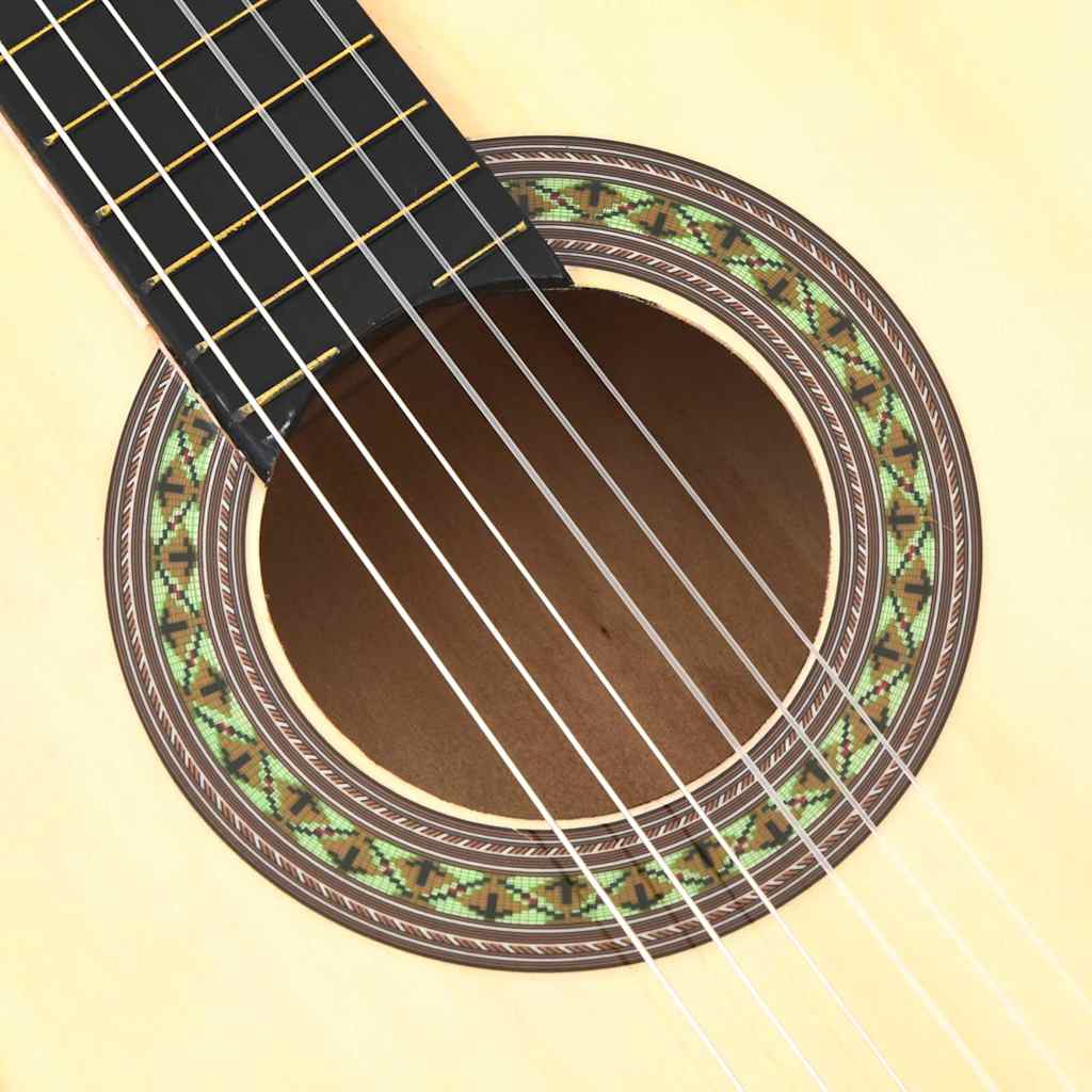 Klassische Gitarre für Anfänger 4/4 39" Lindenholz