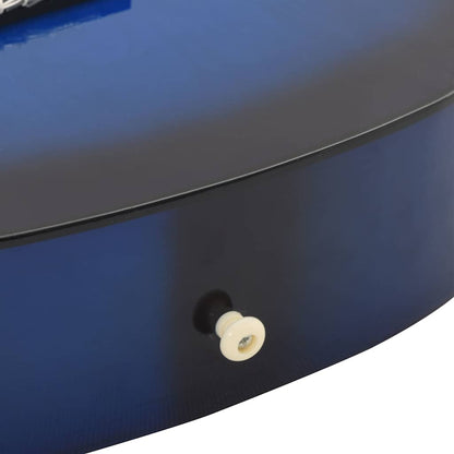 Klassikgitarre für Anfänger und Kinder Blau 3/4 36