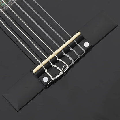Klassikgitarre für Anfänger und Kinder Schwarz 3/4 36