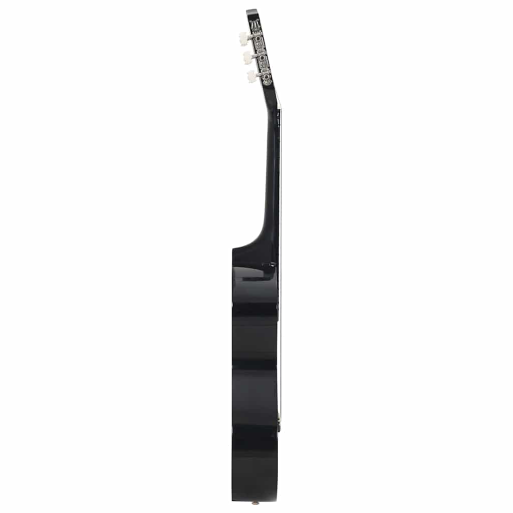 8-tlg. Klassikgitarren-Set für Anfänger Schwarz 3/4 36
