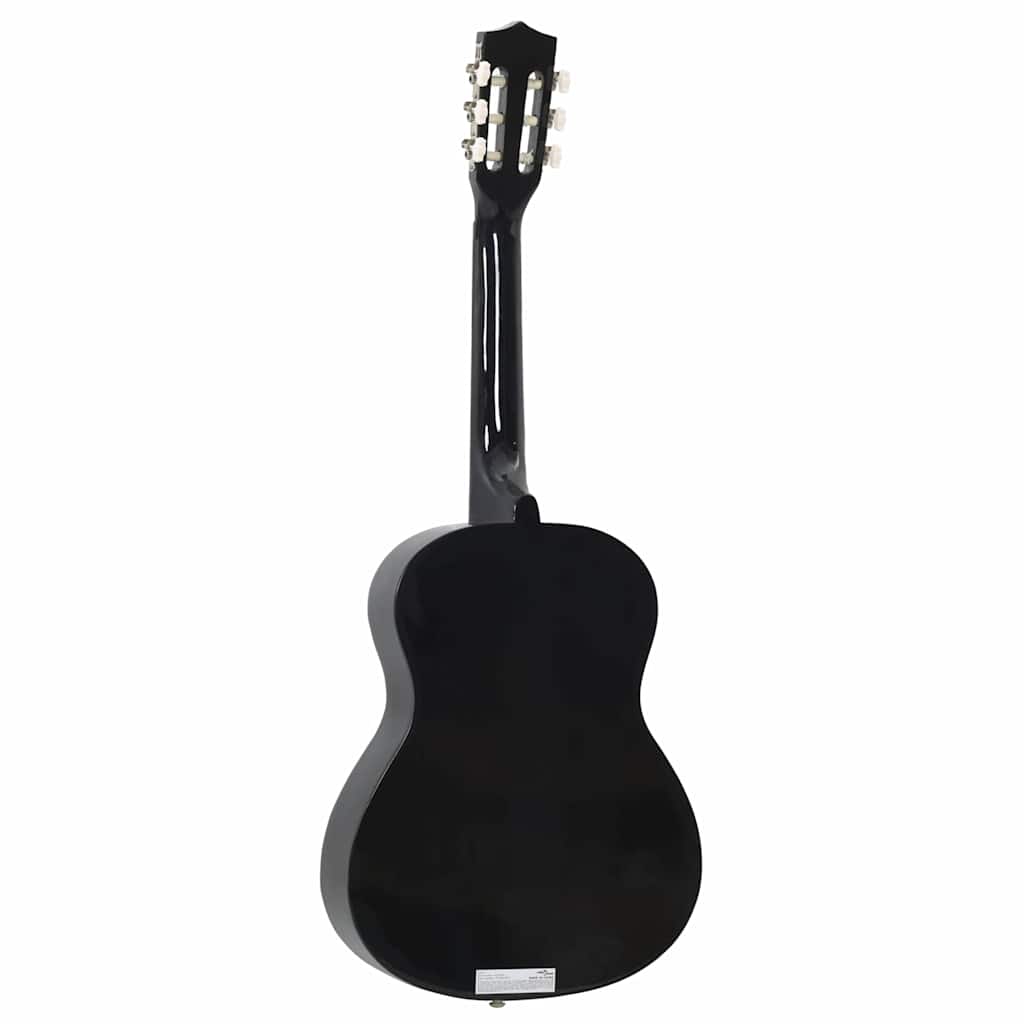 8-tlg. Klassikgitarren-Set für Anfänger Schwarz 3/4 36