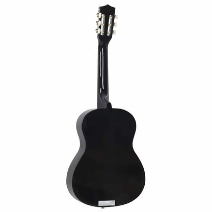 8-tlg. Klassikgitarren-Set für Anfänger Schwarz 3/4 36