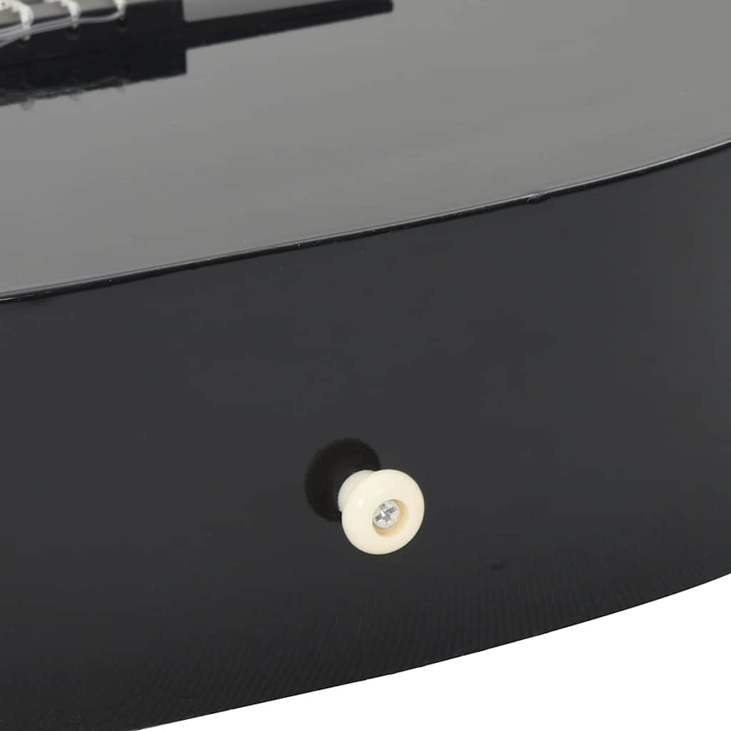 8-tlg. Klassikgitarren-Set für Anfänger Schwarz 3/4 36
