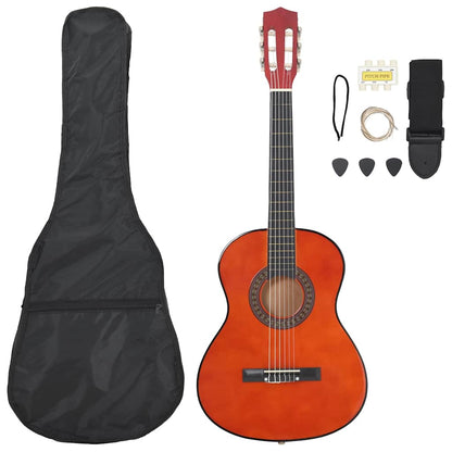 8-tlg. Klassikgitarren-Set für Anfänger 3/4 36
