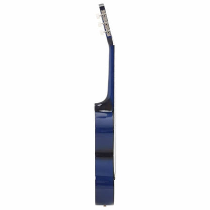 Klassikgitarre für Anfänger und Kinder Blau 1/2 34