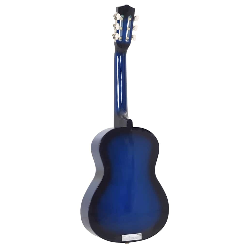 Klassikgitarre für Anfänger und Kinder Blau 1/2 34