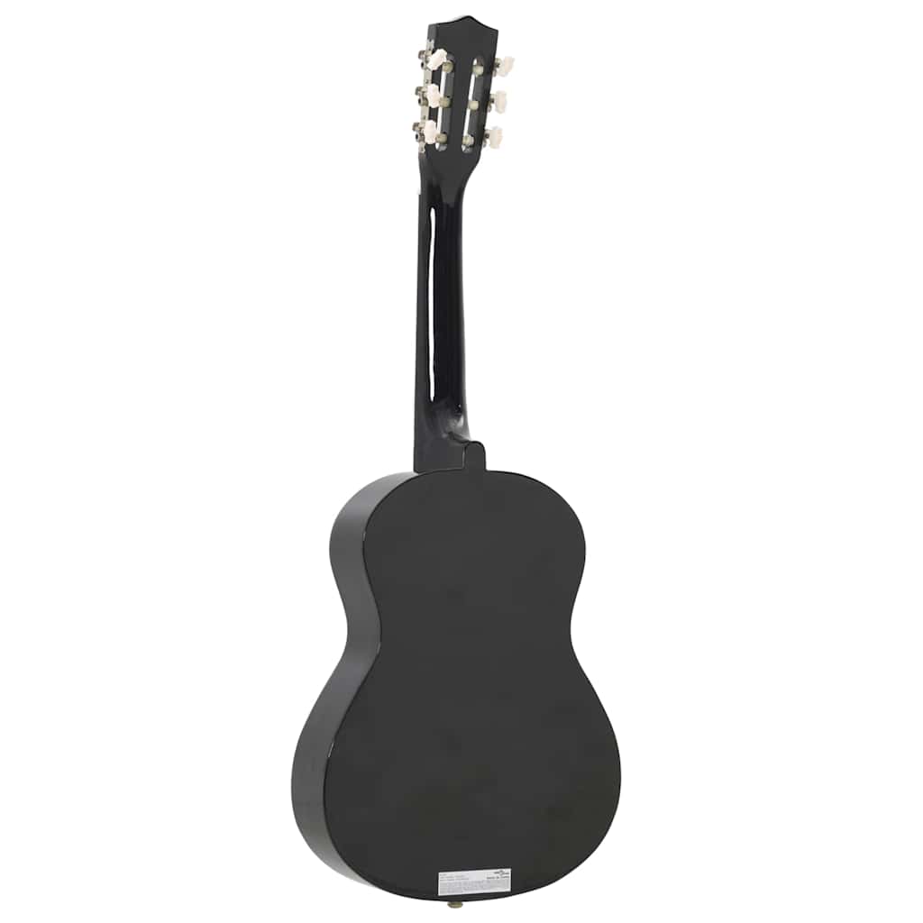 8-tlg. Klassikgitarren-Set für Anfänger Schwarz 1/2 34