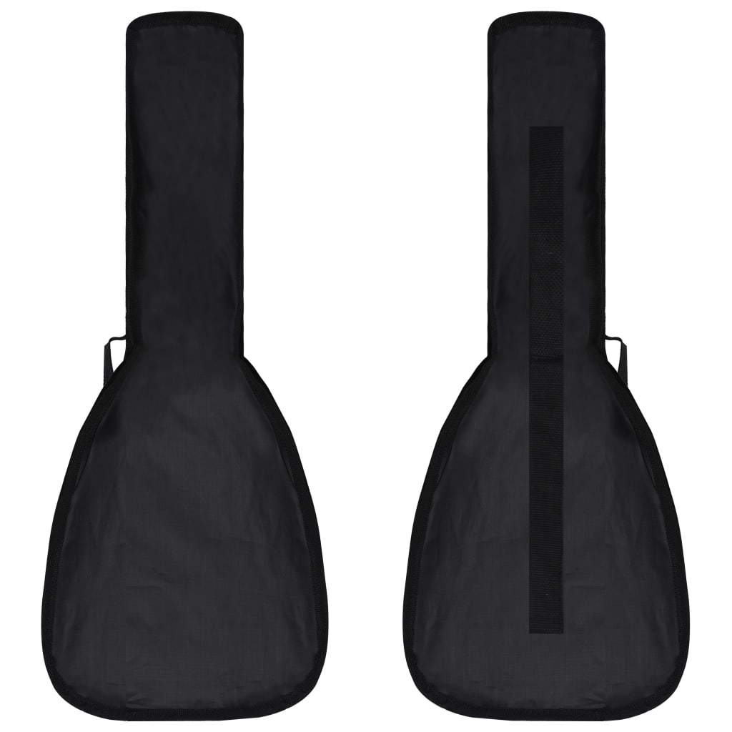 Sopran-Ukulele-Set mit Tasche für Kinder Schwarz 21"