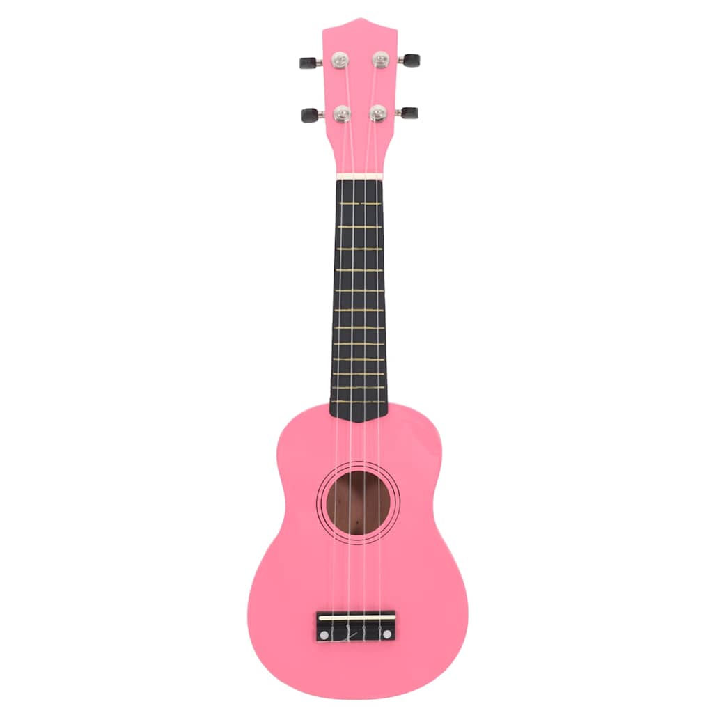 Sopran-Ukulele-Set mit Tasche für Kinder Rosa 21