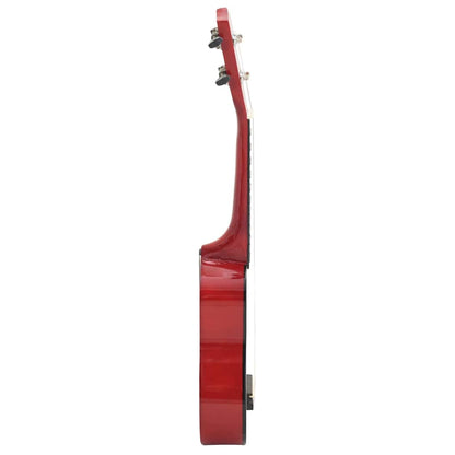 Sopran Ukulele Set für Kinder mit Tasche Helles Holz 23