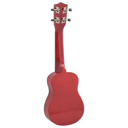 Sopran Ukulele Set für Kinder mit Tasche Helles Holz 23