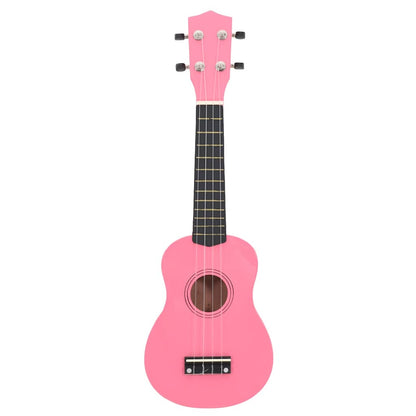Sopran-Ukulele-Set mit Tasche für Kinder Rosa 23