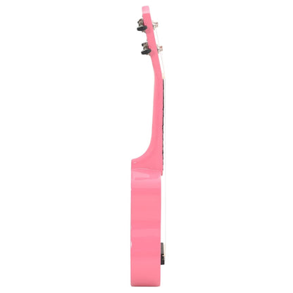 Sopran-Ukulele-Set mit Tasche für Kinder Rosa 23