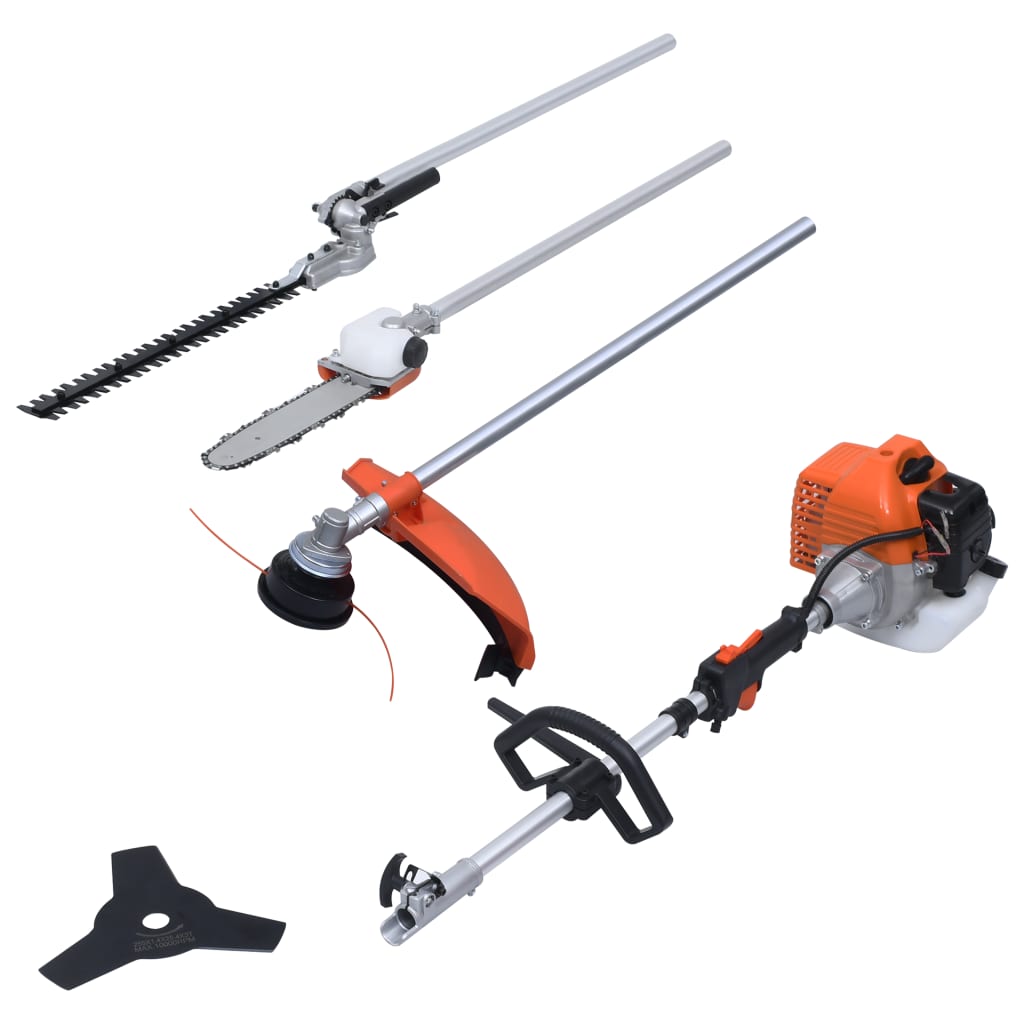 4-in-1-Gartenwerkzeug-Set mit 52 cc Benzinmotor