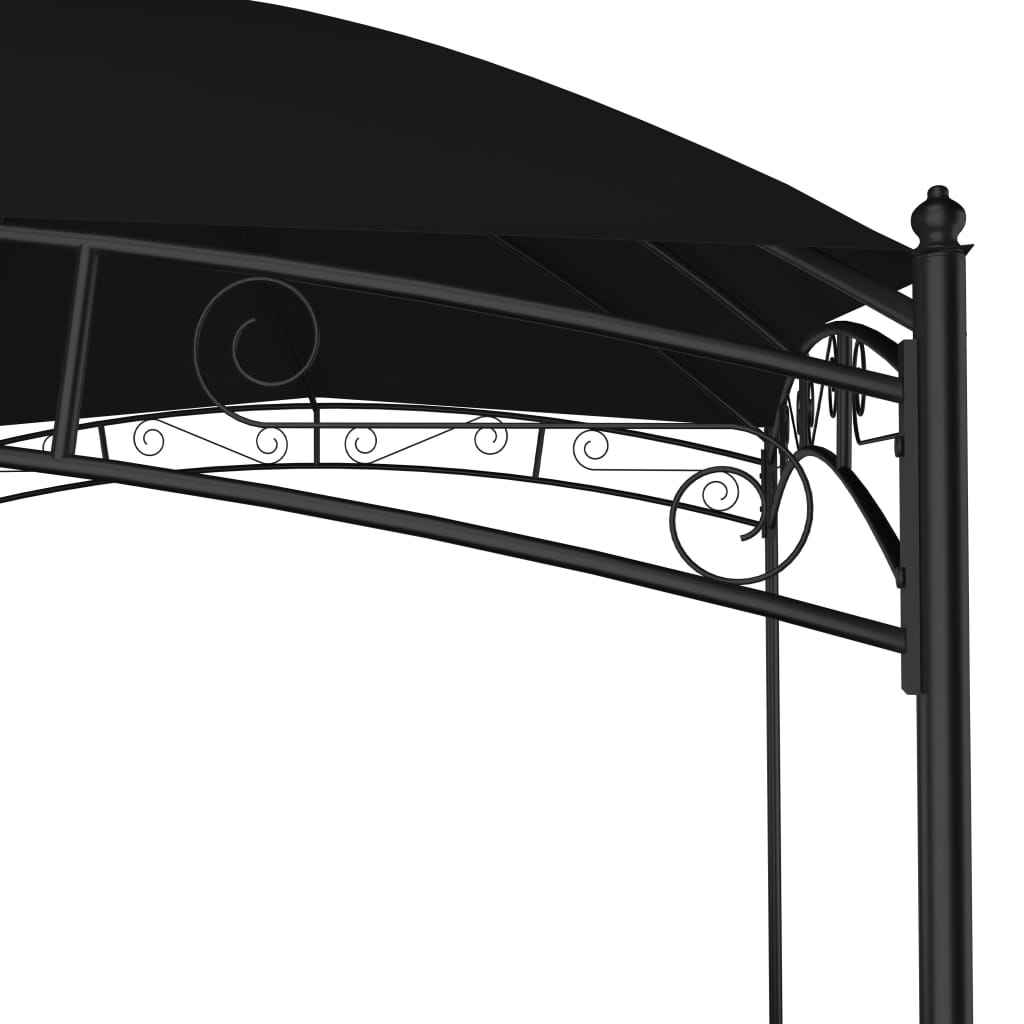 Gartenpavillon 3x3 m Anthrazit 180 g/m²