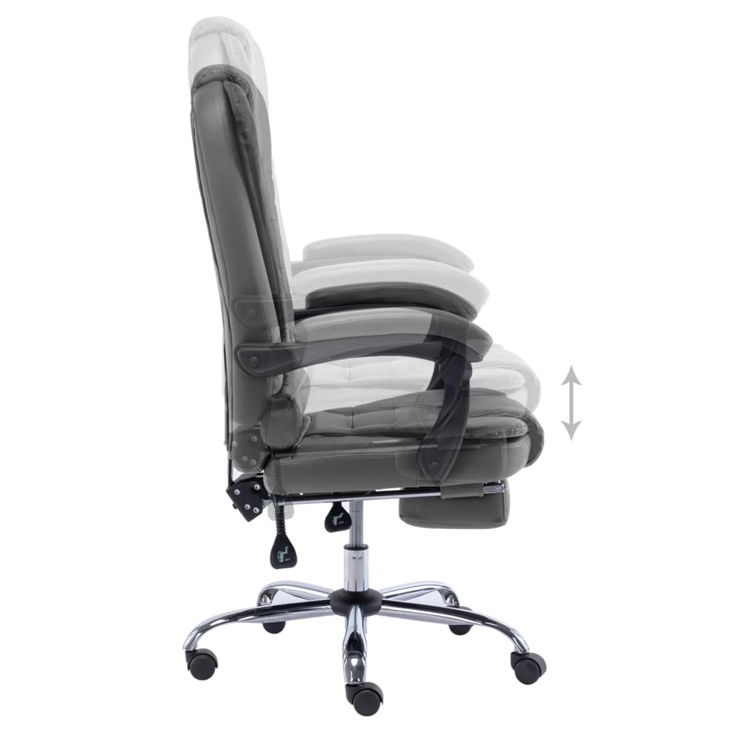 Bürostuhl Anthrazit Kunstleder