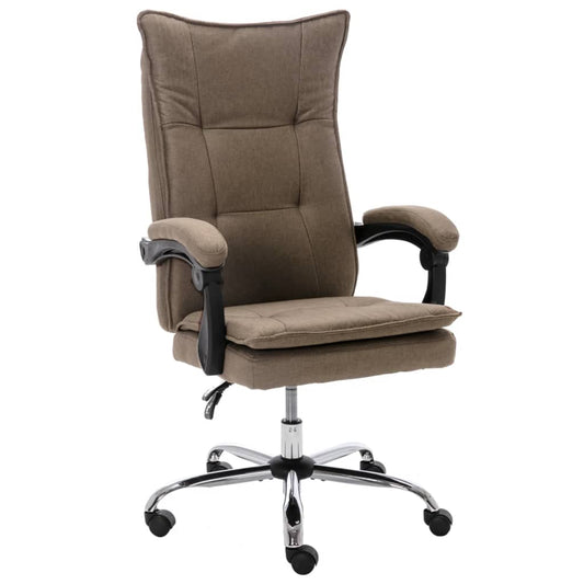 Bürostuhl Taupe Stoff