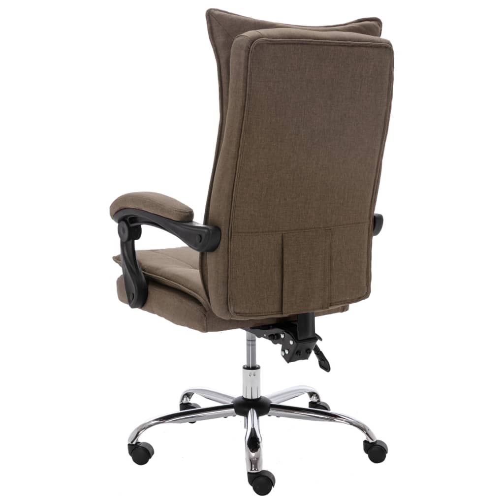 Bürostuhl Taupe Stoff
