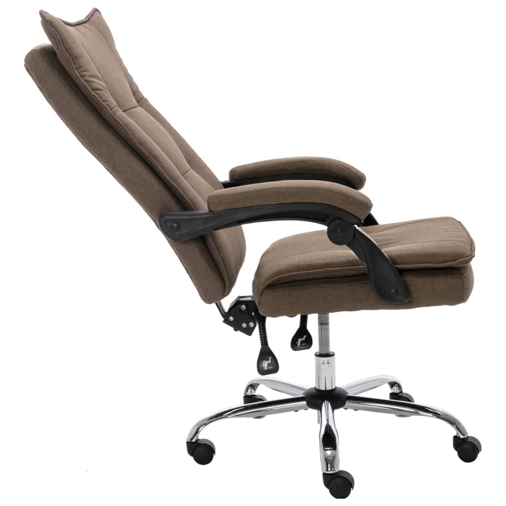 Bürostuhl Taupe Stoff