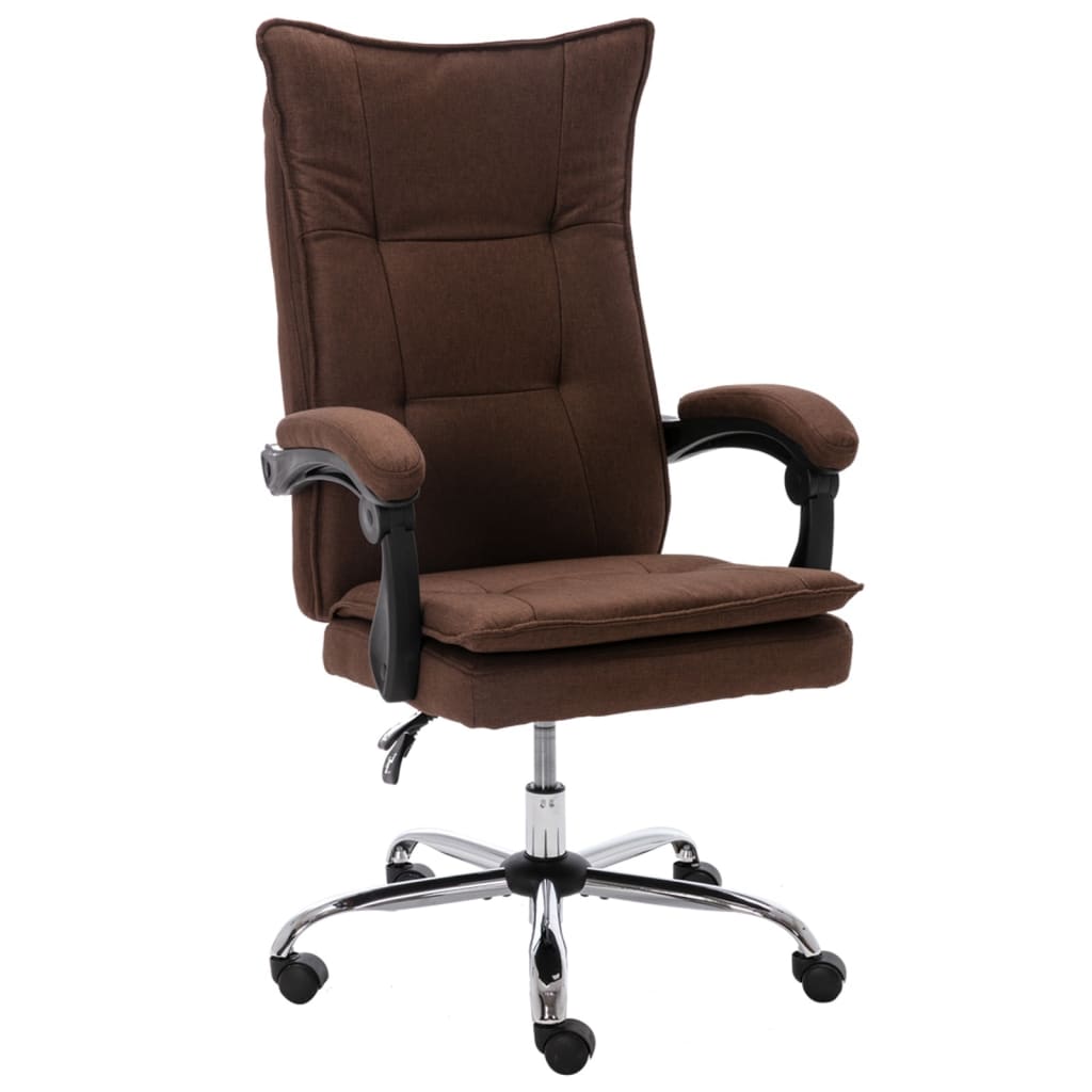 Bürostuhl Braun Stoff