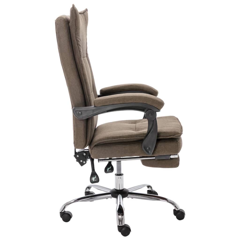 Bürostuhl Taupe Stoff