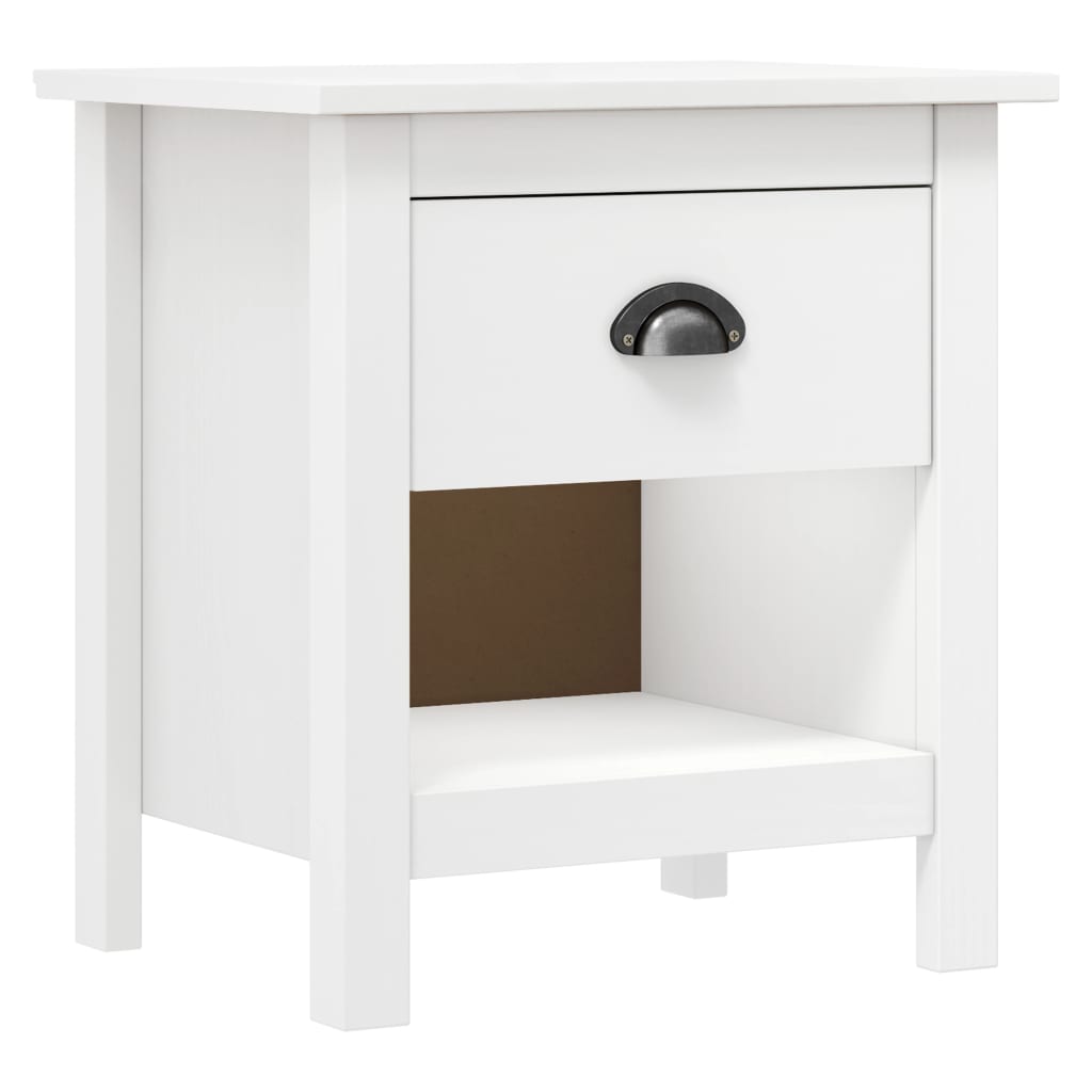 Nachttische 2 Stk. Hill 46x35x49,5 cm Massivholz Kiefer