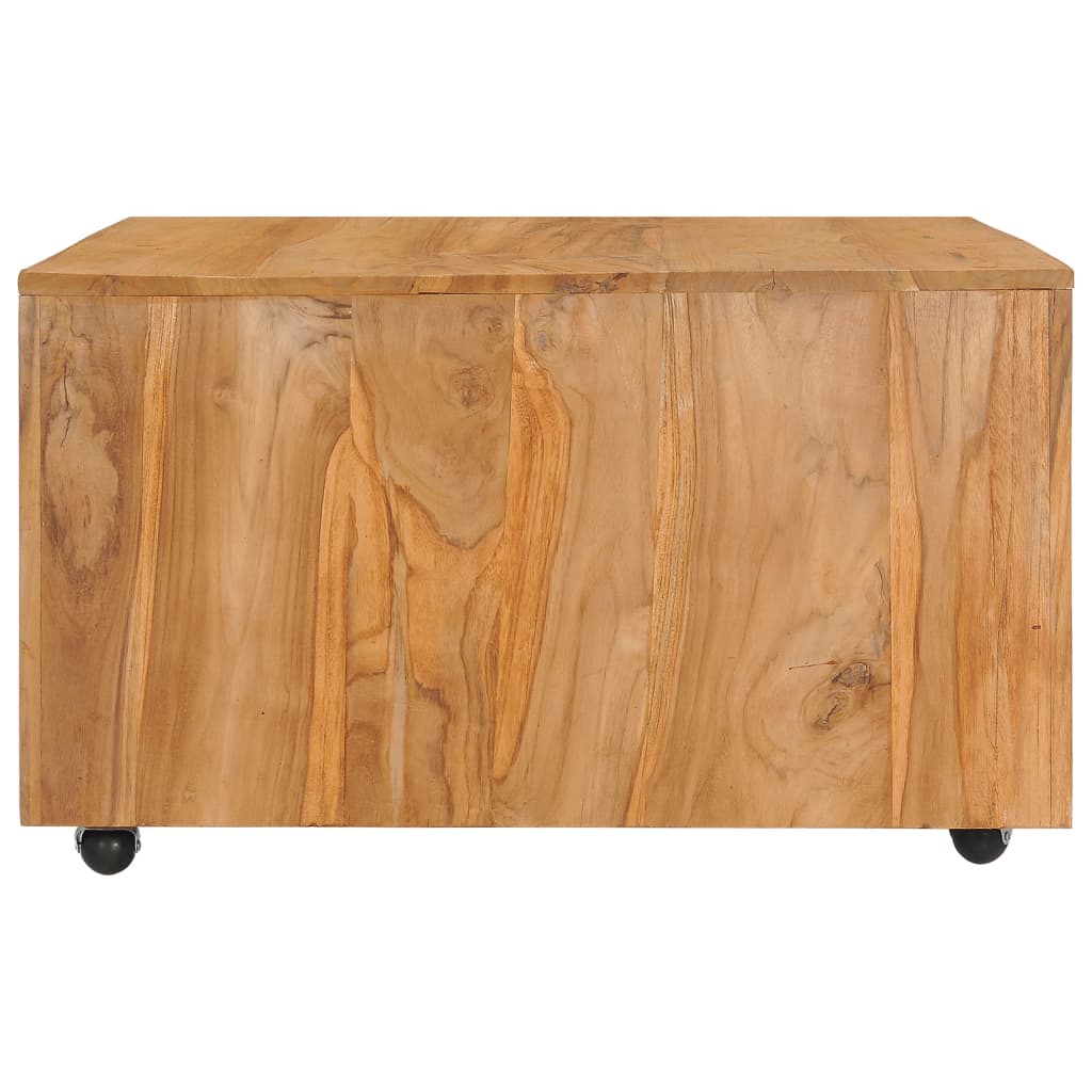 Couchtisch 80x80x40 cm Massivholz Teak
