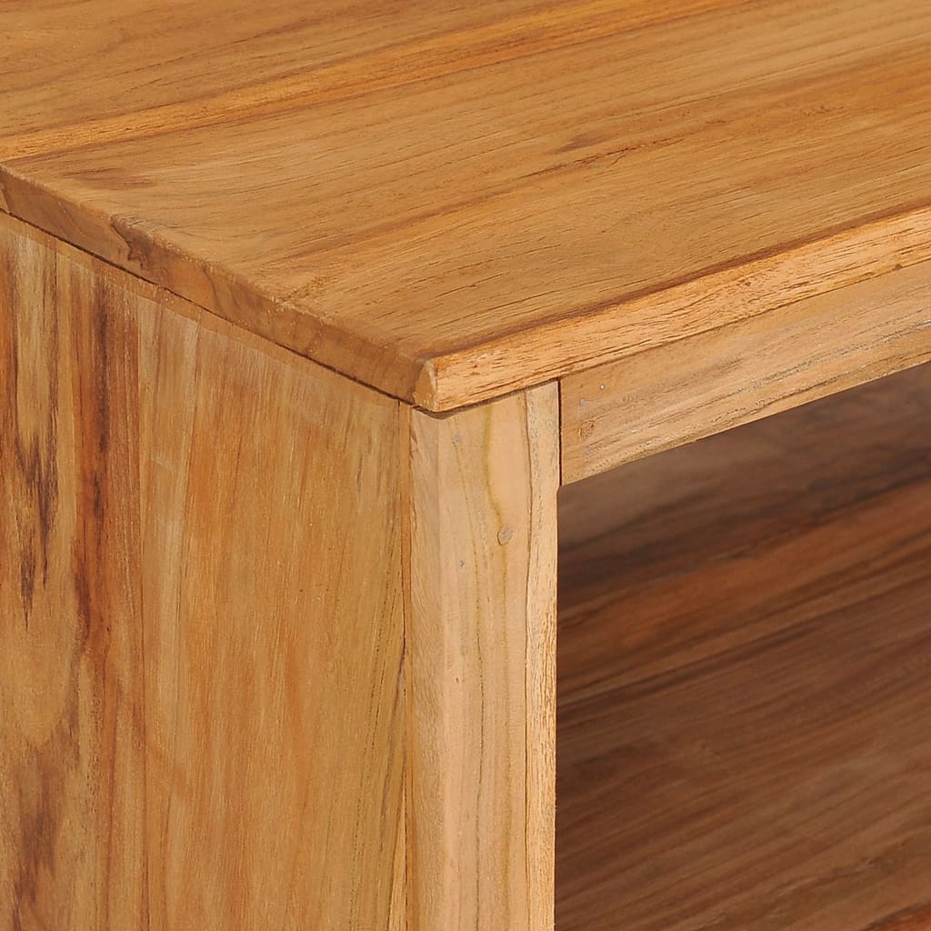 Couchtisch 80x80x40 cm Massivholz Teak
