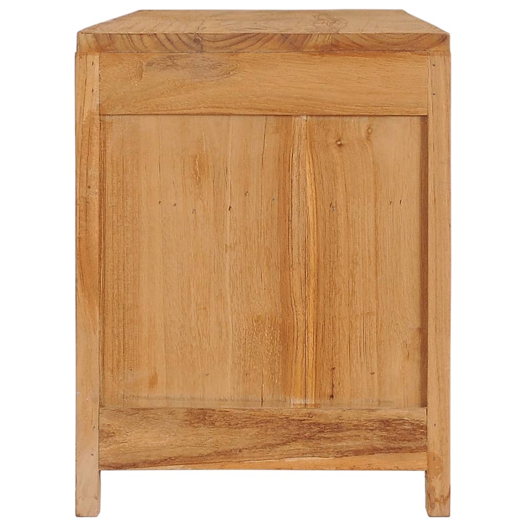 TV-Schrank 120x30x40 cm Massivholz Teak