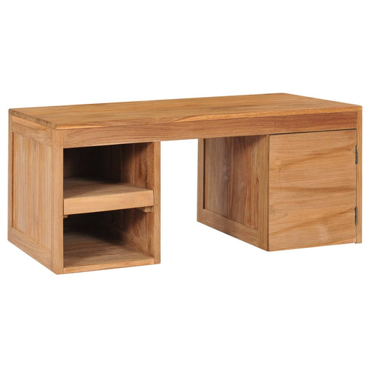 Table basse 90×50×40 cm en bois de teck massif